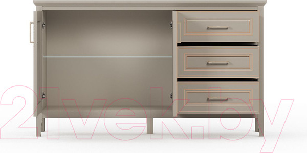 Изображение товара Тумба Black Red White Classic KOM2W3S (глиняный серый)