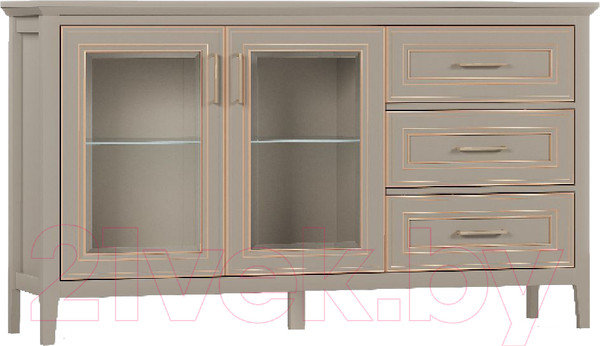 Изображение товара Тумба Black Red White Classic KOM2W3S (глиняный серый)