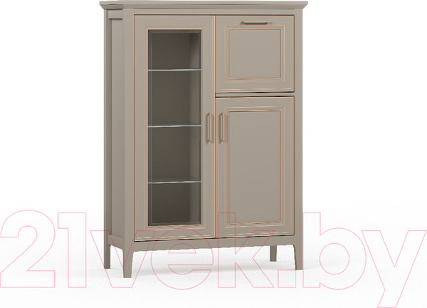 Изображение товара Тумба Black Red White Classic KOM1W1D1B (глиняный серый)