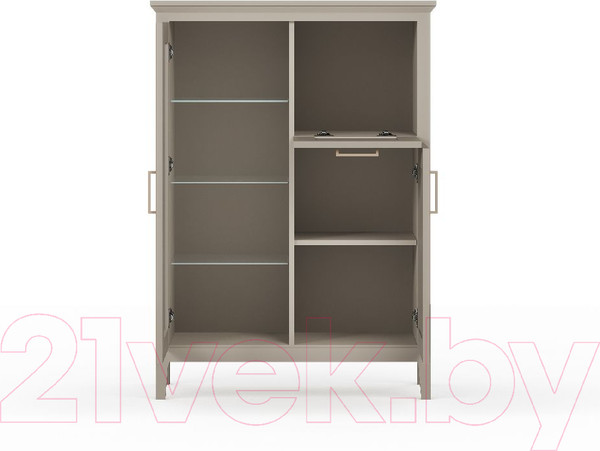 Изображение товара Тумба Black Red White Classic KOM1W1D1B (глиняный серый)