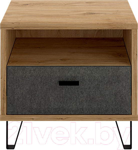 Изображение товара Прикроватная тумба Black Red White Grace KOM1S (дуб наварра/графит)
