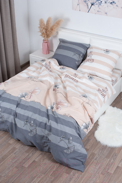 Изображение товара Комплект постельного белья Milanika Настроение Евро (бязь)