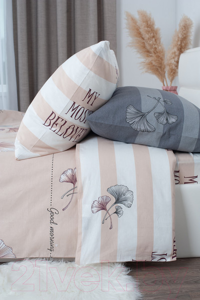 Изображение товара Комплект постельного белья Milanika Настроение Евро (бязь)