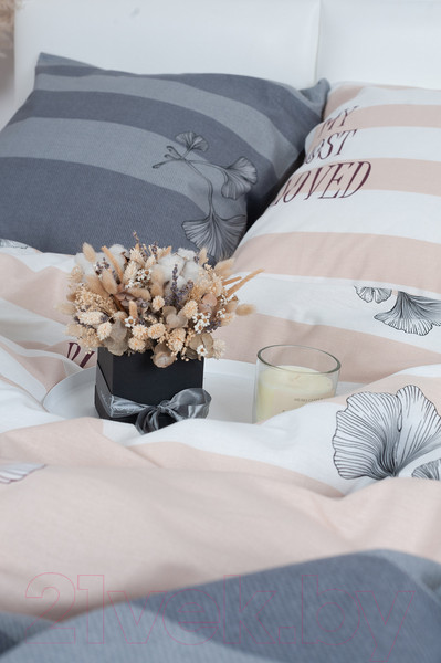 Изображение товара Комплект постельного белья Milanika Настроение Евро (бязь)