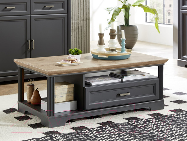 Изображение товара Журнальный столик Black Red White Jasmin LAW1S (графит/дуб артизан)