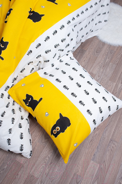 Изображение товара Комплект постельного белья Milanika Томас 1.5сп подростковый с наволочкой 70x70 (бязь)