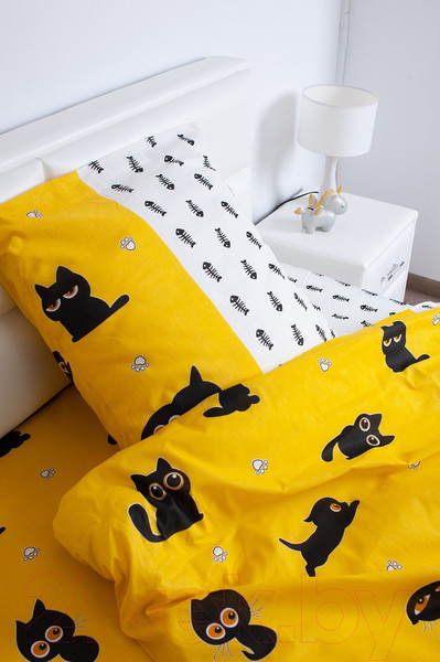 Изображение товара Комплект постельного белья Milanika Томас 1.5сп подростковый с наволочкой 70x70 (бязь)