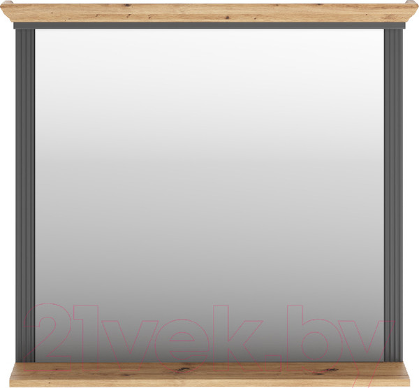 Изображение товара Зеркало Black Red White Jasmin LUS/90 (графит/дуб артизан)