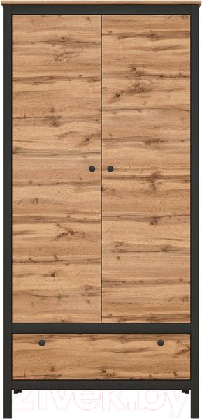 Изображение товара Шкаф Black Red White Loft SZF2D1S (дуб вотан/черный)