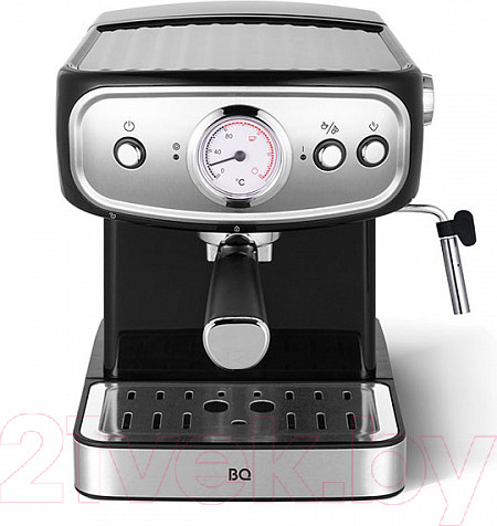 Изображение товара Кофеварка эспрессо BQ CM1006 (черный/стальной)