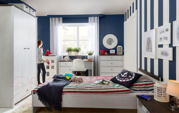 Изображение товара Шкаф Black Red White Порто SZF2D1S (джанни/сосна ларико)