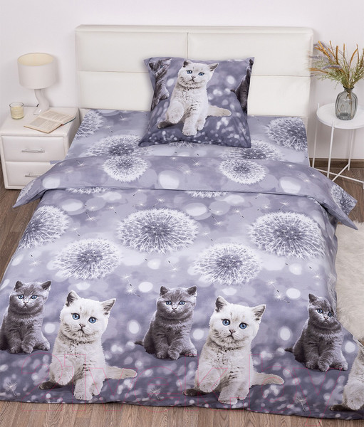 Изображение товара Комплект постельного белья Milanika Пушок 2сп (бязь)