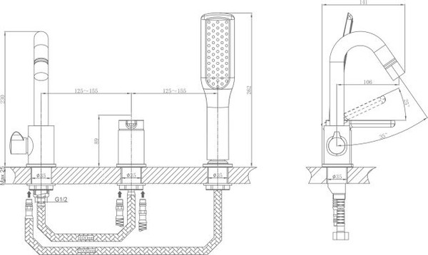 Изображение товара Смеситель A-Five A5-0749