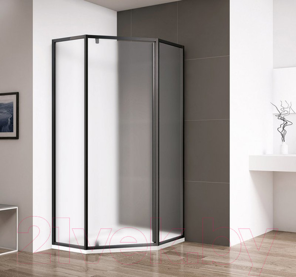 Изображение товара Душевой уголок Cezares ECO-O-P-1-90-P-NERO