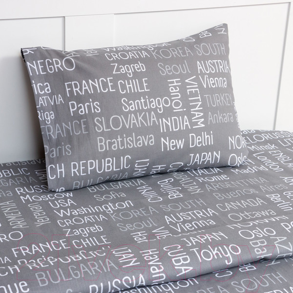 Изображение товара Комплект постельного белья Этель Young Traveler 1.5сп / 7823087