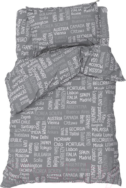 Изображение товара Комплект постельного белья Этель Young Traveler 1.5сп / 7823087