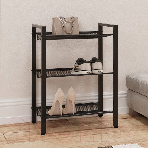 Изображение товара Полка для обуви ЗМИ Торонто 13 / ПДОТ13 (черный)