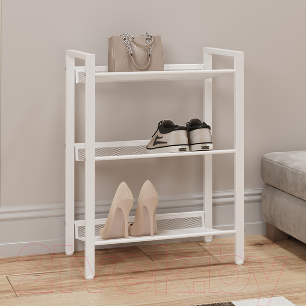 Изображение товара Полка для обуви ЗМИ Торонто 13 / ПДОТ13 (белый)