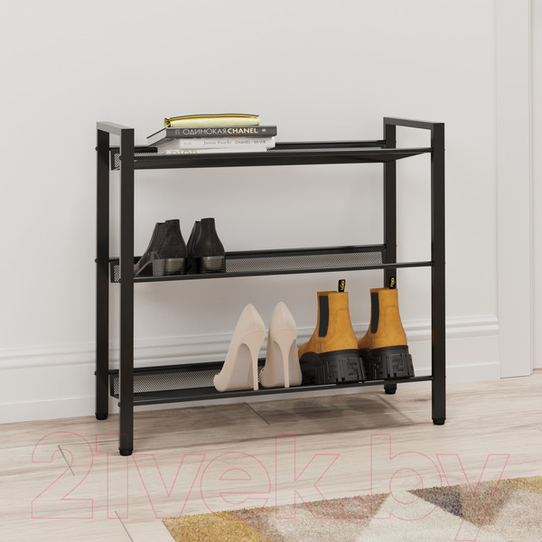 Изображение товара Полка для обуви ЗМИ Торонто 23 / ПДОТ23 (черный)