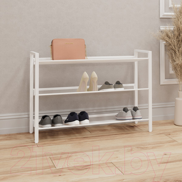 Изображение товара Полка для обуви ЗМИ Торонто 33 / ПДОТ33 (белый)