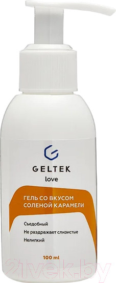 Изображение товара Лубрикант-гель Geltek Соленая карамель (100мл)