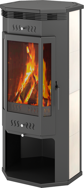 Изображение товара Печь-камин Везувий Aston 11кВт угловой 150мм (180м3)