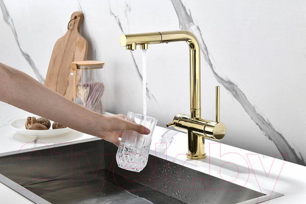 Изображение товара Смеситель Paulmark Serpentine Se213222-G