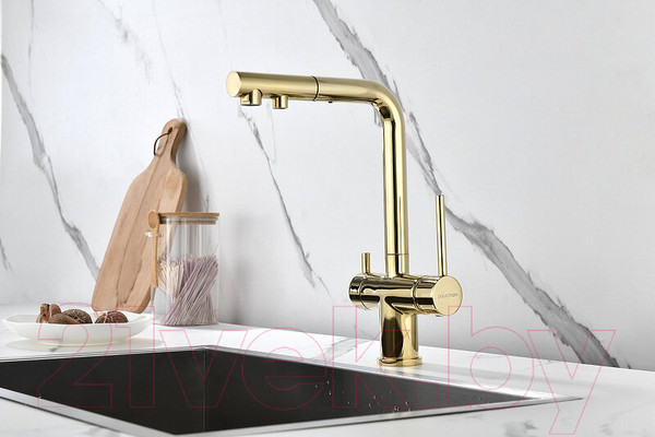 Изображение товара Смеситель Paulmark Serpentine Se213222-G