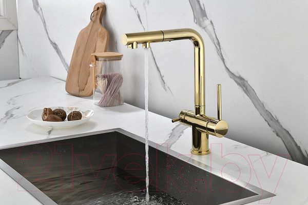 Изображение товара Смеситель Paulmark Serpentine Se213222-G
