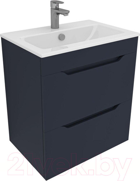 Изображение товара Тумба под умывальник Aquanet Практика 60 / 330458 (маренго)