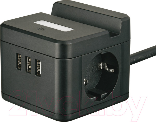 Изображение товара Удлинитель Uniel S-GCD2-1.5SBUH / UL-00011252 (черный)