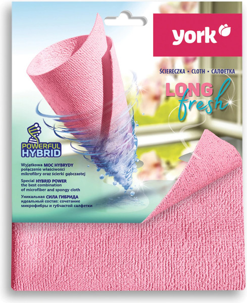 Изображение товара Салфетка хозяйственная York Лонг Фреш 30x35 (розовый)