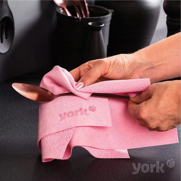 Изображение товара Салфетка хозяйственная York Лонг Фреш 30x35 (розовый)