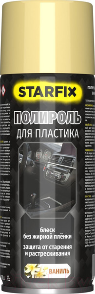 Изображение товара Полироль для пластика Starfix SM-97412-1 (650мл, ваниль)