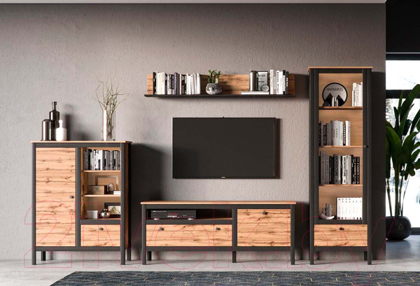 Изображение товара Полка Black Red White Loft P/150 (дуб вотан)