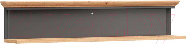 Изображение товара Полка Black Red White Jasmin POL (графит/дуб артизан)