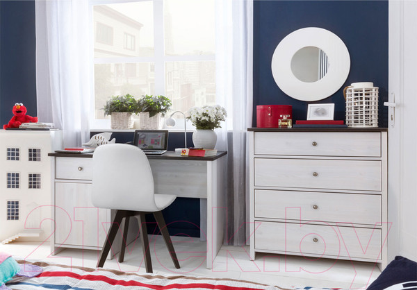 Изображение товара Письменный стол Black Red White Порто BIU/120 (джанни/сосна ларико)