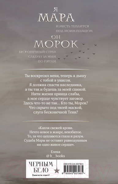 Изображение товара Книга Черным-бело Мара и Морок. Твердая обложка. Формат клатчбук (Арден Лия)