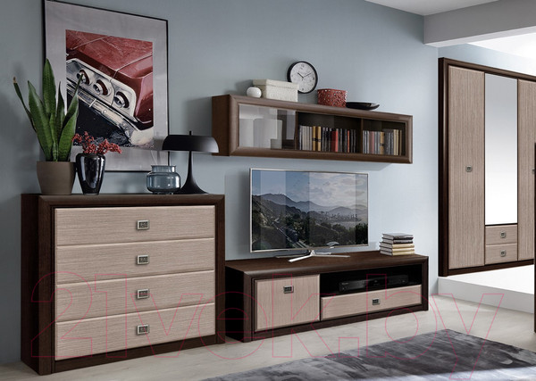 Изображение товара Комод Black Red White Коен KOM4S (венге магия/штрокс)