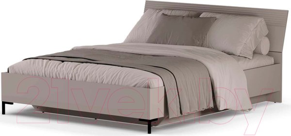 Изображение товара Двуспальная кровать Black Red White Domenica LOZ160x200 с подъемным механизмом (глиняный серый)