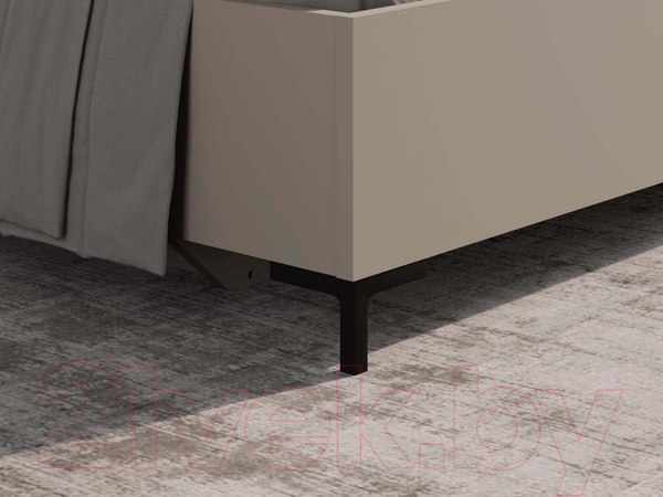Изображение товара Двуспальная кровать Black Red White Domenica LOZ160x200 с подъемным механизмом (глиняный серый)