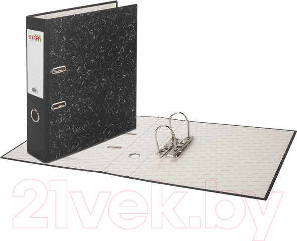 Изображение товара Папка-регистратор Staff Everyday / 224616 (мраморный/черный)