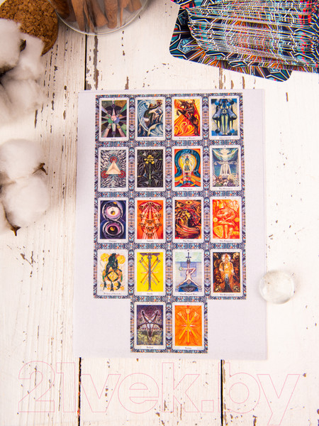 Изображение товара Набор наклеек Gothic Kotik Production Таро Алистер Кроули 1x78 / НаклКроули1