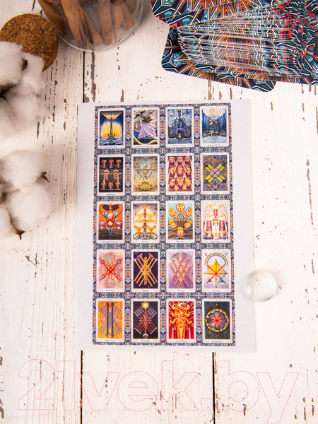 Изображение товара Набор наклеек Gothic Kotik Production Таро Алистер Кроули 1x78 / НаклКроули1