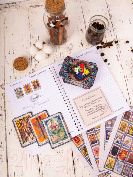 Изображение товара Набор наклеек Gothic Kotik Production Таро Алистер Кроули 1x78 / НаклКроули1