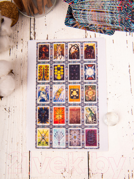 Изображение товара Набор наклеек Gothic Kotik Production Таро Алистер Кроули 1x78 / НаклКроули1