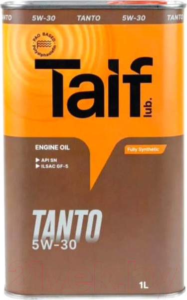 Изображение товара Моторное масло Taif Tanto 5W30 / 211178 (1л)