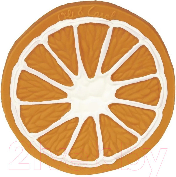 Изображение товара Прорезыватель для зубов Oli & Carol Каучуковый (Orange)