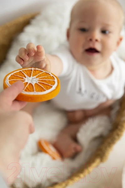 Изображение товара Прорезыватель для зубов Oli & Carol Каучуковый (Orange)