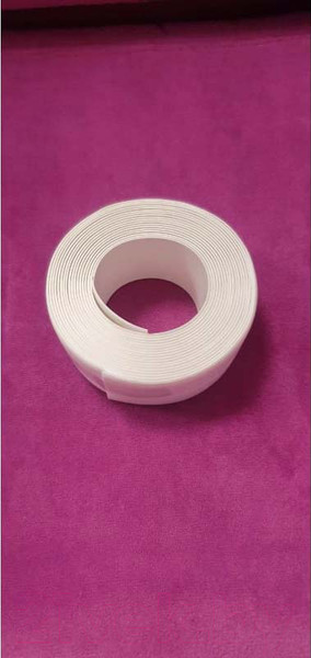 Изображение товара Лента бордюрная самоклеящаяся Faberhaus 38ммх3.2м (белый)